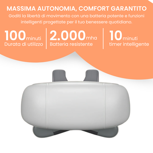 Massaggiatore Shiatsu, per collo e spalle senza fili